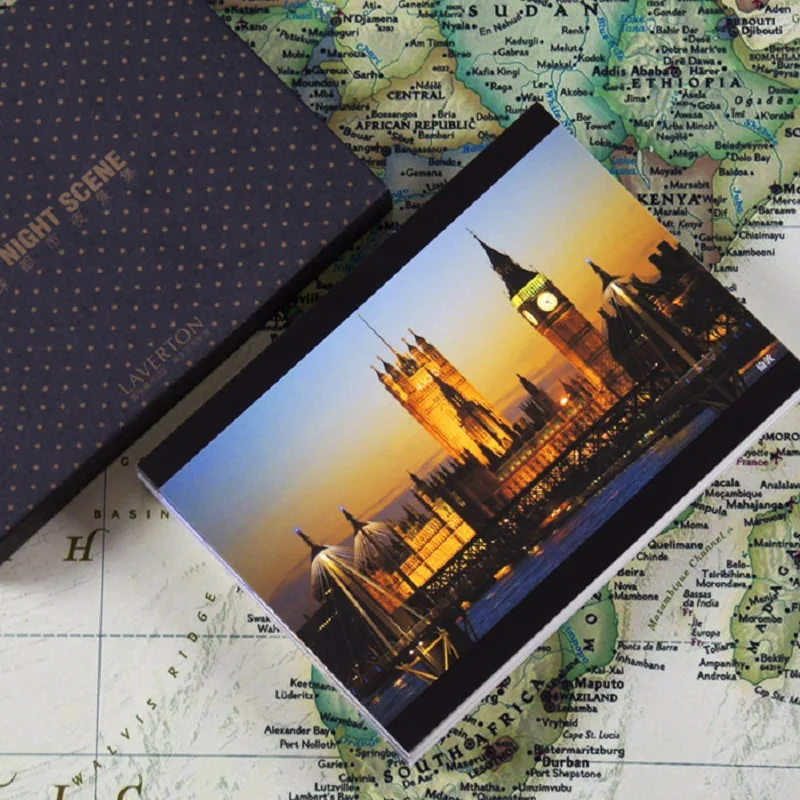 

32 pcs in one,Postcard,Famous nightscape,Famous cities around the world,Christmas Postcards Greeting Birthday Cards 10.2x14.2cm
