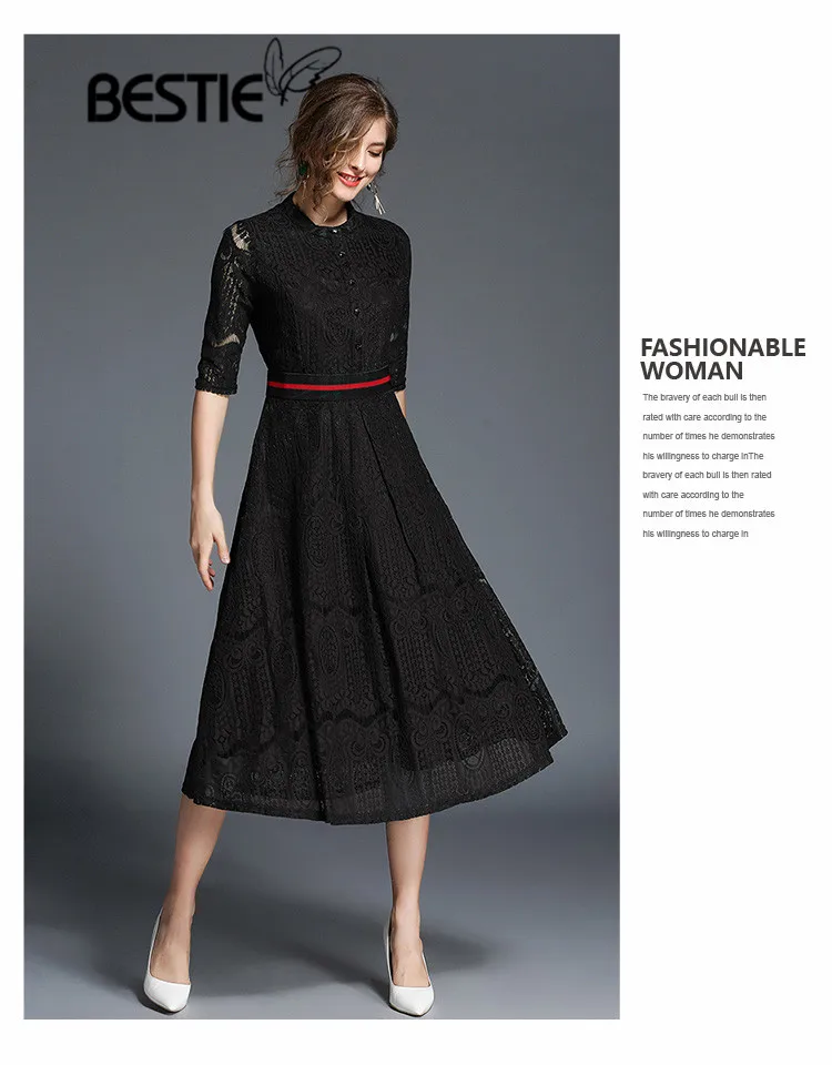 Abito cocktail in pizzo bulls