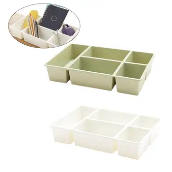 

OUNONA 2pcs Drawers Debris Box Desktop Multi-Grid Compartment Plastic Debris Skin Care Storage Box