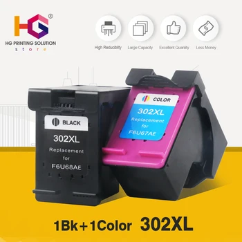

QSYRAINBOW 1BK+1CL replacement For HP 302 XL FOR hp302 302XL ink cartridge for HP DeskJet 1110 2130 NS45 for HP Officejet 3630