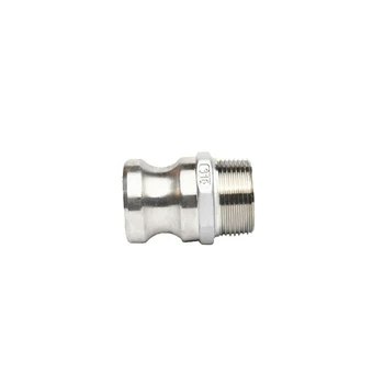 

1-1/4" BSP Male Thread x 45mm OD Camlock 304 Stainless Steel F Type Plug Cam Lock Fitting Pump Adapter Cam Groove Coupling