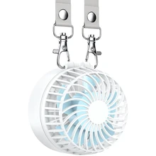 Заряжаемый Персональный вентилятор ожерелье с аккумулятором с батареей 2600 мАч и 3 установками 6-18 часов работы 180 градусов Rota