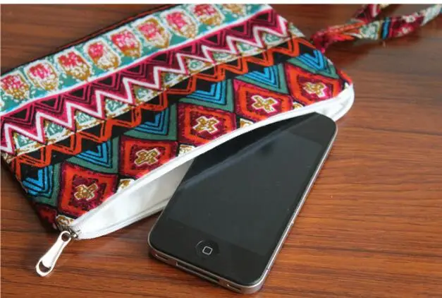 

Fashion Women National Ethnic Wallets Lady Daily Bohemia Paisley Print Purse Party Card Holder Money Long Coin Pocket Bags