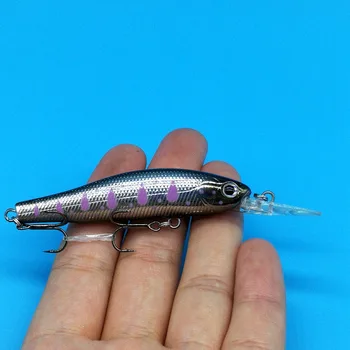 

TSURINOYA 5PCS/LOT Magnet Centrifugal Minnow fishing lure 5.5g/65mm 5colors Suspending hard bait Artificial Pesca Leurre