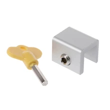 Детская безопасность раздвижной замок окно ребенок замок безопасности с ключом для защиты от детей