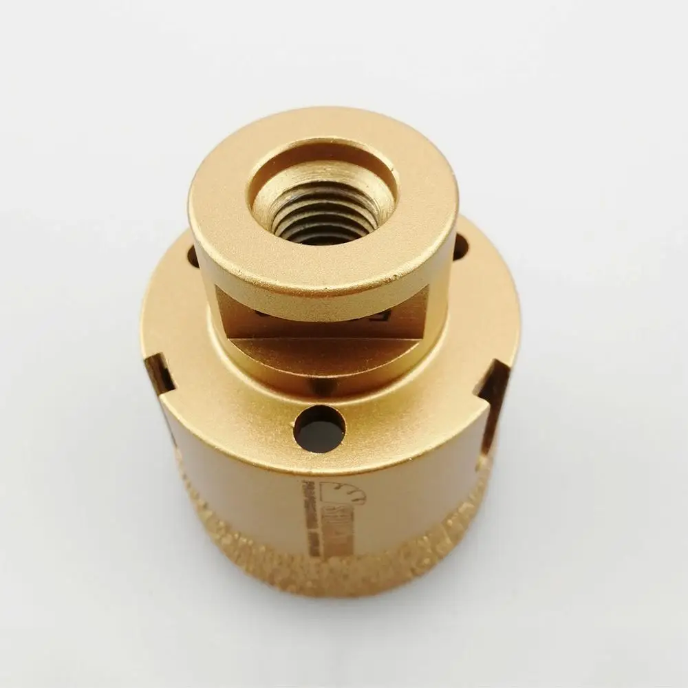Diatool Dia50mmx15mm ВАКУУМНОЙ ПАЙКИ DIAMOND бурения биты для гранит и мрамор M14 Нитки сверла, алмазная пила отверстия