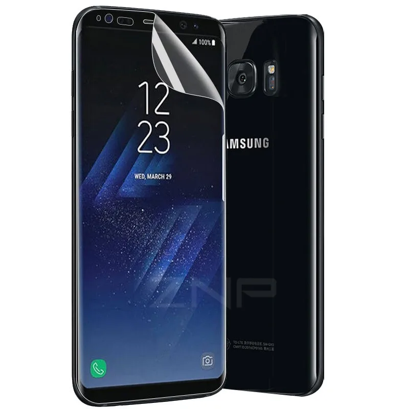 ZNP 3D изогнутая мягкая защитная пленка для samsung Galaxy S8 S8 Plus Note 8 Защитная пленка для экрана для samsung S7 S6 Edge(не стекло