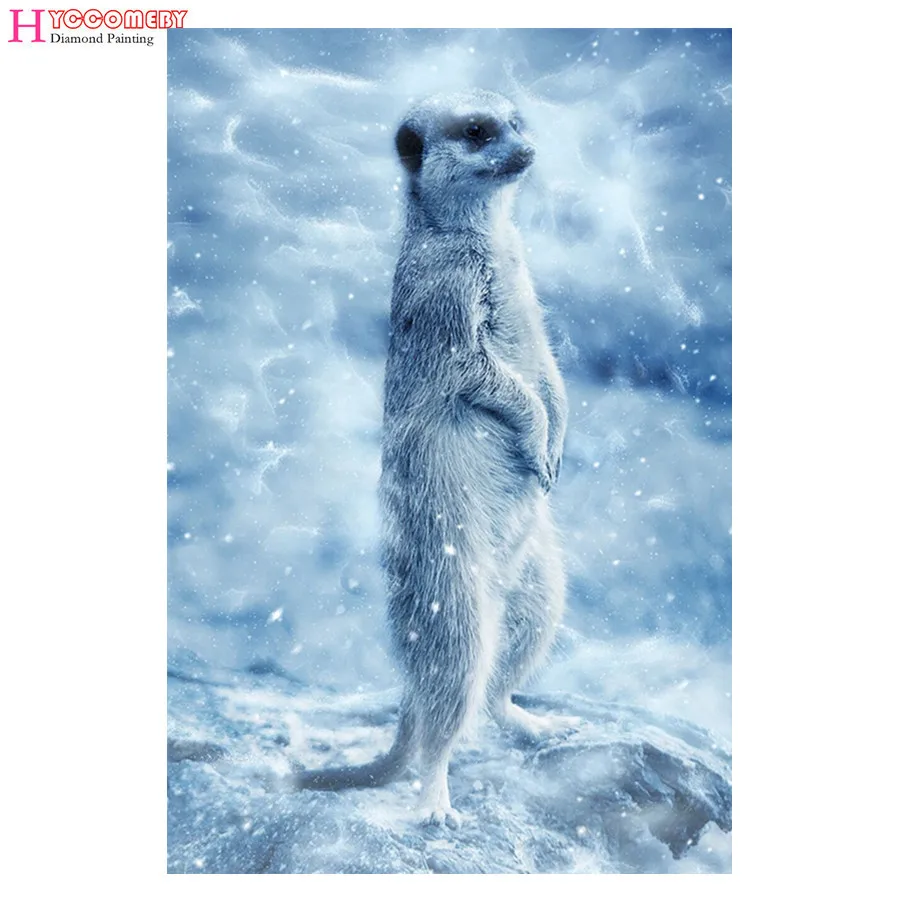 Diamond painting "Meerkat"Diamond Embroidery Cross stitch Mosaic Living