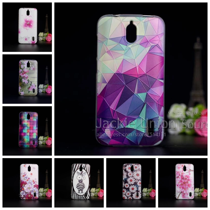 

for Huawei Y625 Case Soft TPU Silicone Back Case Cover For Huawei Ascend Y625 Cover Case Y 625 New 3D Relief Printed Cases