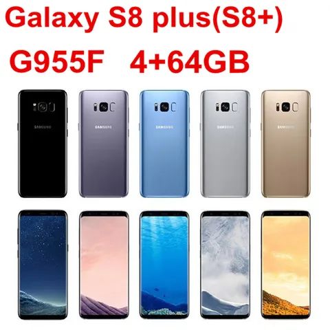 Samsung Galaxy S8  Plus G955F Original Global Version LTE Android Mobile Phone Octa Core 6 2  12MP RAM ROM 64G Exynos NFC