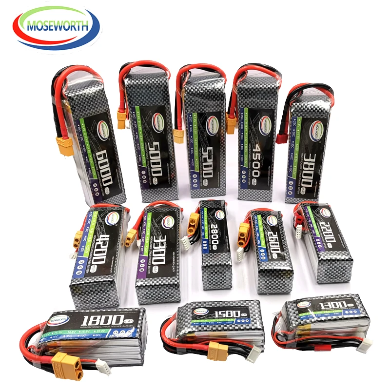 Аккумулятор Nano 4S 14 8 V RC Drone LiPo 1500 2800 3500 3800 4200 5200 6000mAh 30C 40C 60C для радиоуправляемого