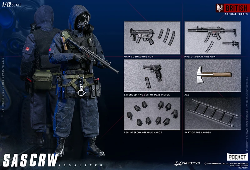 

figure doll Collection 1/12 Scale Anti-Terrorist Brigade Assaulter /Breakman Full Set Action Figure British Special Air Force
