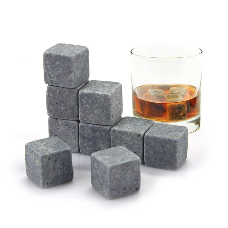 

Whiskey Stones Wine Chilling Rocks Reusable Ice Stone Cubes Wiskey Wine Beer Ice Cube 9pcs Practical Tool For Bar Kitchen Party