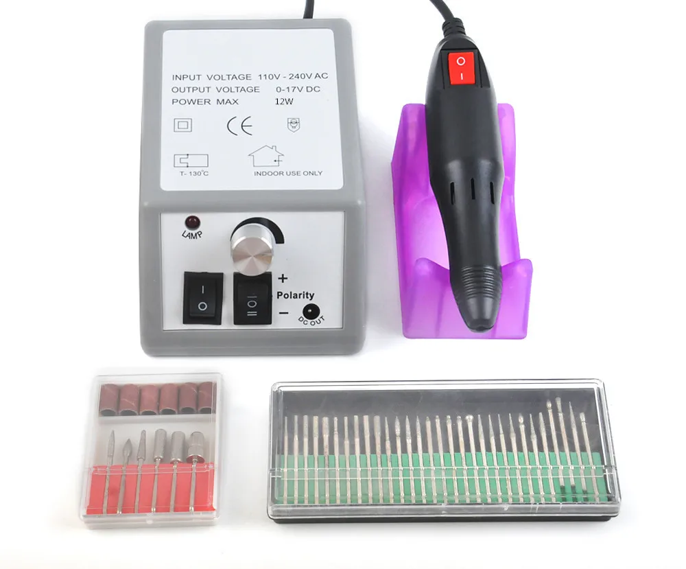 

Electric Nai Manicure Set File Grey Nail Pen Machine Set Kit With EU/AU/UK/US Plug