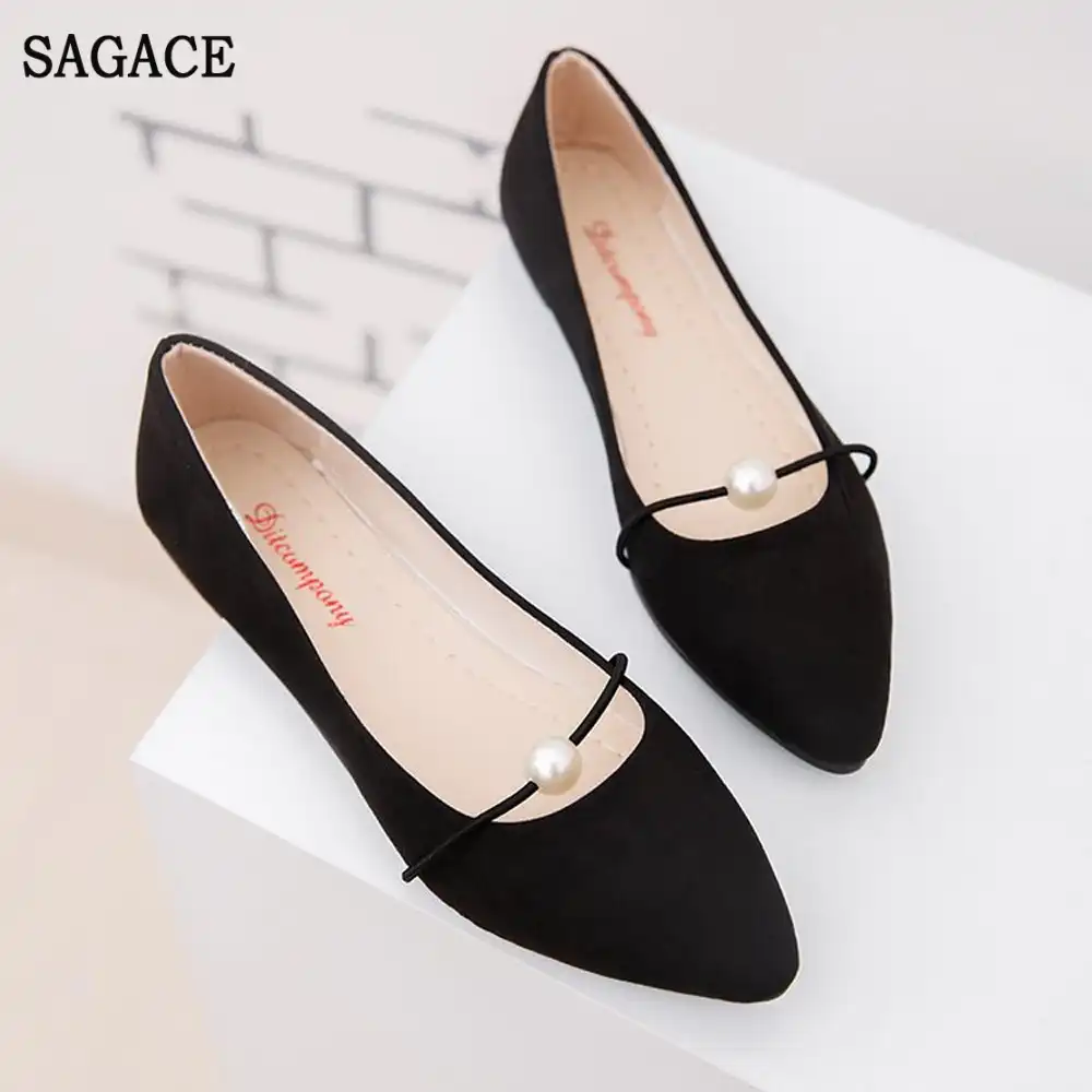 Sagace Women Fashion Elegant Ladies Flat Single Shoes Casual