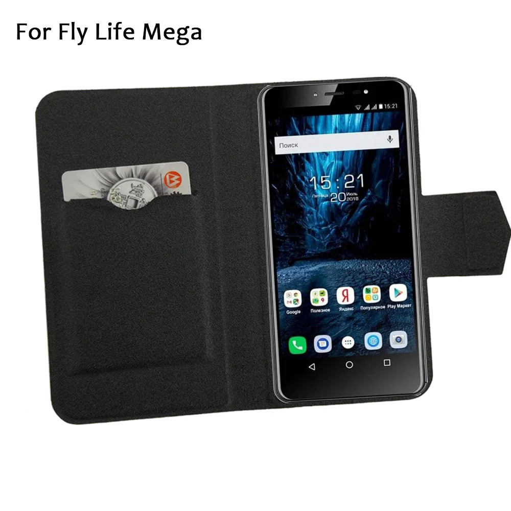 

5 Colors Hot! Fly Life Mega Case Phone Leather Cover,Factory Price Protective Full Flip Stand Leather Phone Shell Cases