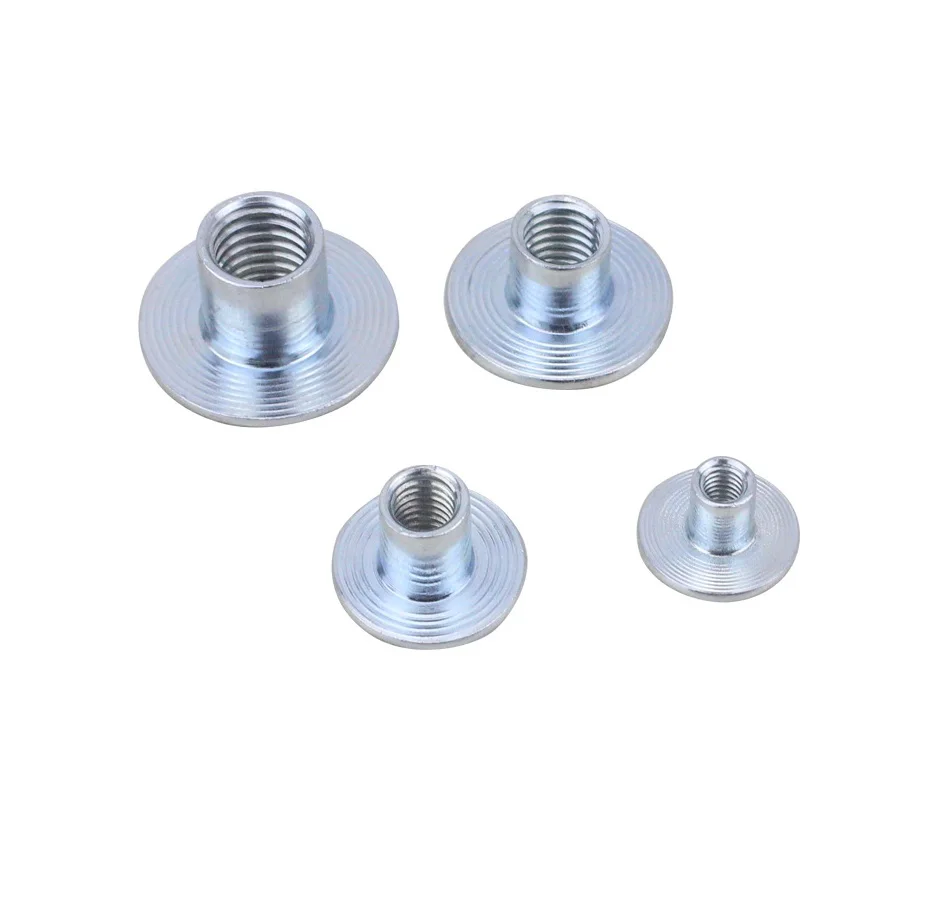 100Pcs/Lot Premintehdw Flange Nut Connector Furniture Connecting flange