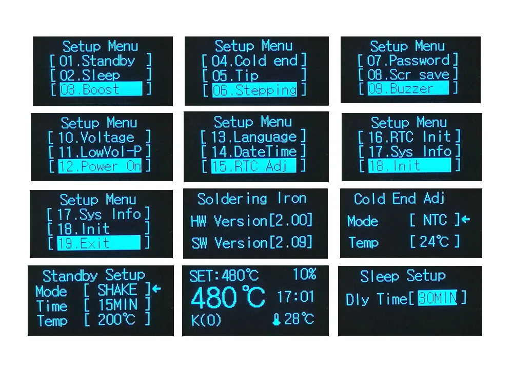 KSGER T12 паяльник станция мини STM32 OLED V2.01 DIY наборы FX9501 электрические инструменты ручка из алюминиевого сплава сварочные наконечники