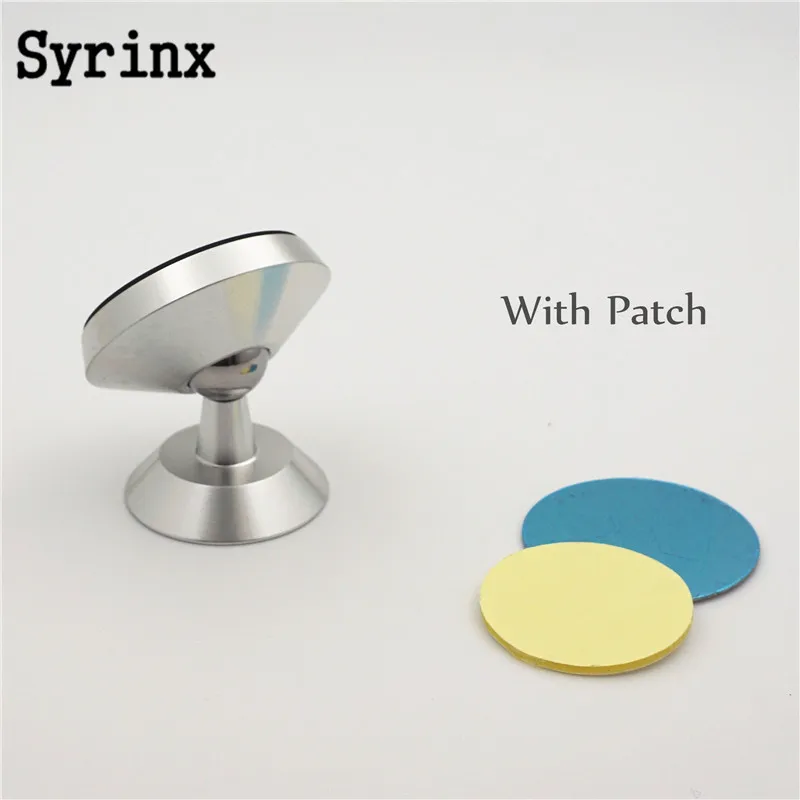SYRINX Holder For Phone Finger Ring In Car Mobile Stand For iPhone X 8 7 6s Samsung s9 Smartphone Magnetic Magnet Auto Support