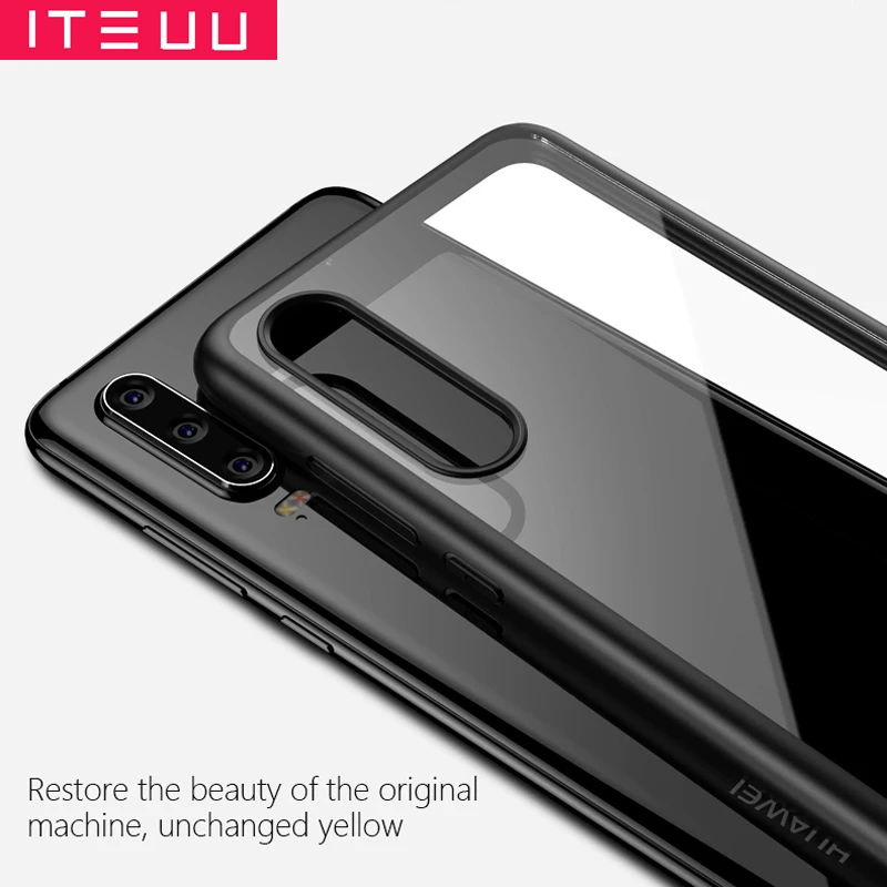 Противоударный прозрачный чехол ITEUU для Huawei P30 PRO Lite акриловые чехлы из ТПУ P30PRO