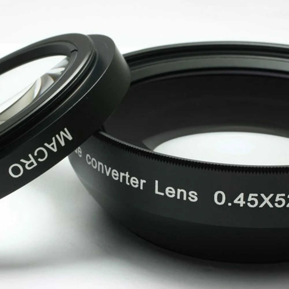 FOTGA 52 мм 0.45x Объективы для камер широкоугольный и макроконверсионный объектив 0,45x52 для CANON NIKON SONY 52 мм объектив