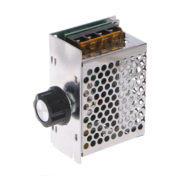 

Professional Voltage Regulators 4000W 220V High Power SCR Speed Controller Electronic Voltage Regulator Governor Thermostat Q25