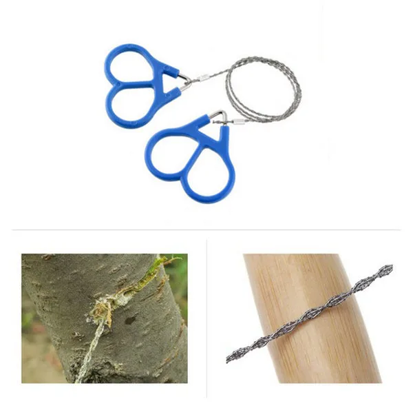 

Stainless Steel Wire Hand Saw Rope Hand Chain Saw Camping Hunting Travel Emergency Portable Survival Kits Outdoor Cutting Tools