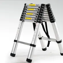 1,4 м Выдвижная складная алюминиевая лестница в елочку, многоцелевая домашняя/библиотечная/Инженерная лестница