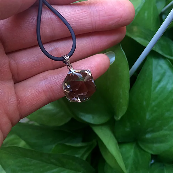 

natural quartz crystal yellow crystal fashion pendant reiki presents high quality collection(60 surface )