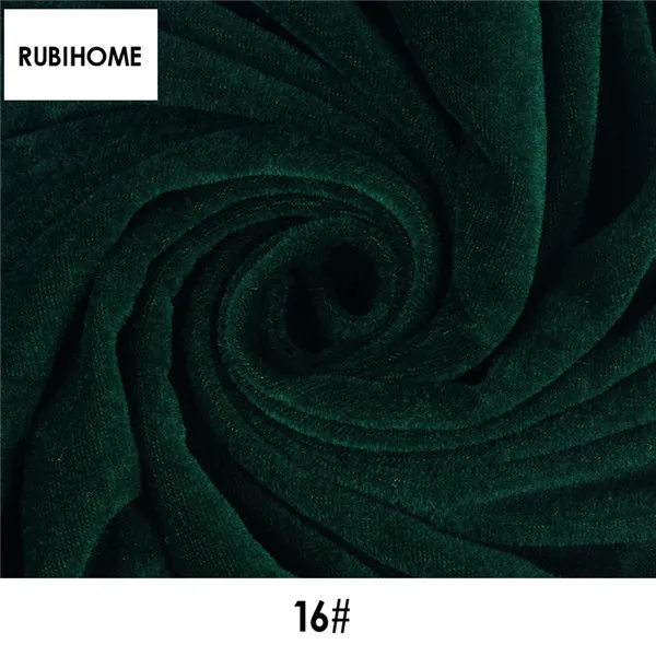 RUBIHOME(100x150 см/шт) велюровая плюшевая ткань для рукоделия шитья Лоскутная диванная Подушка занавеска материал домашний Декор ткань