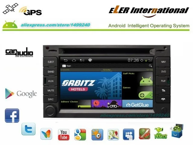 Top Car Android GPS Navigation Radio TV DVD Player For Citroen Jumpy 2007~2012 Audio Video Stereo Multimedia System 2