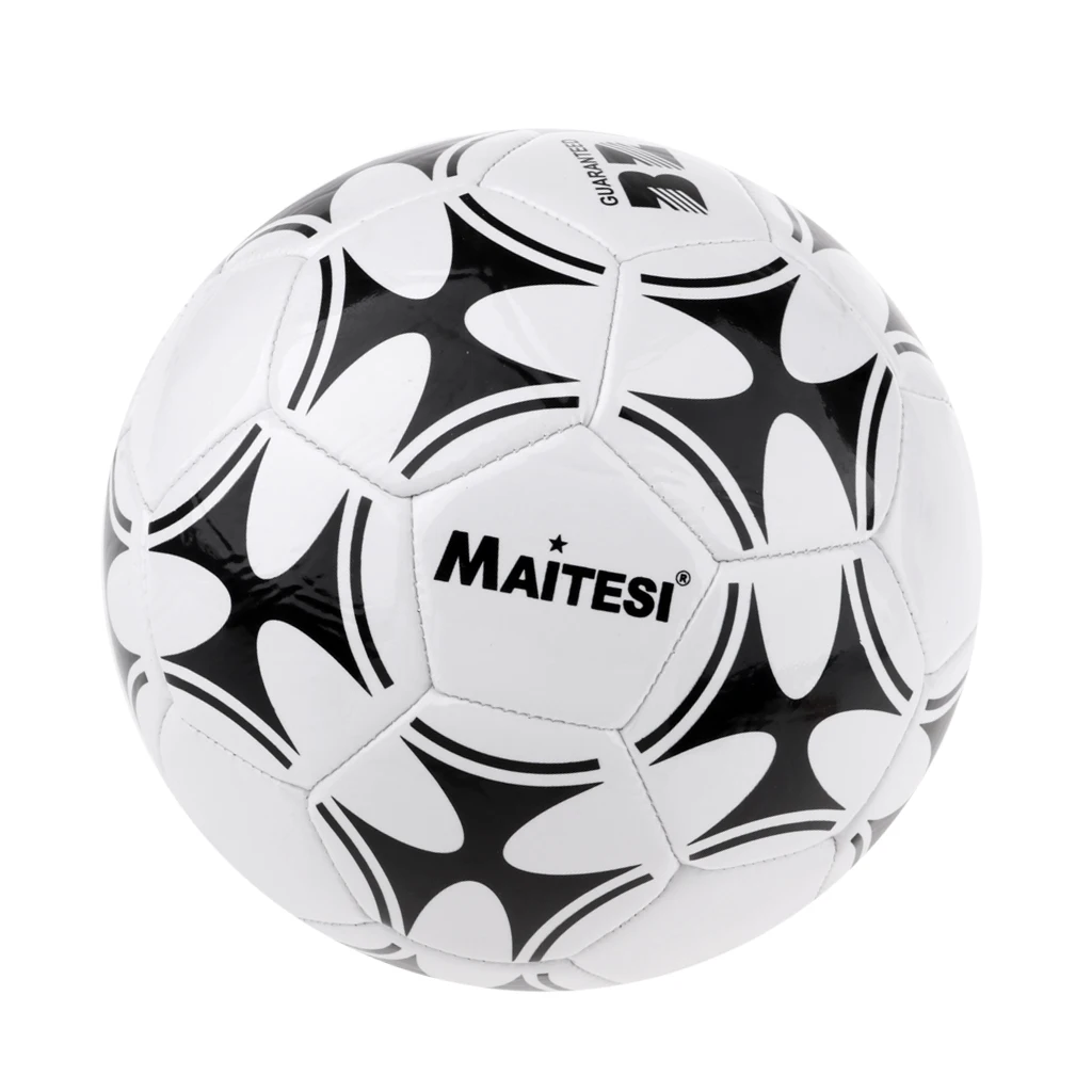 Football Soccer Ball 3 Standard Training with Net Needle for Indoor Outdoor