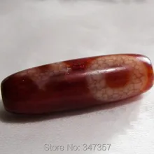 Старый Тибет дзи бусины россыпью Подвеска 30x10 мм солнце+ луна+ звезда узор Красный цвет бусины в тибетском стиле ювелирных изделий