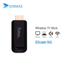 Новинка EZCAST 5G HDMI 1080 P tv Stick Dongle дисплей трансляция DLNA Miracast DLNA палка для IOS Android Windows смартфон