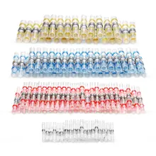 10/30/50/100 PCS SST-105 Series Heat Shrink Butt Wire Connectors Waterproof Tinned Copper Solder Seal Terminals Kit Set