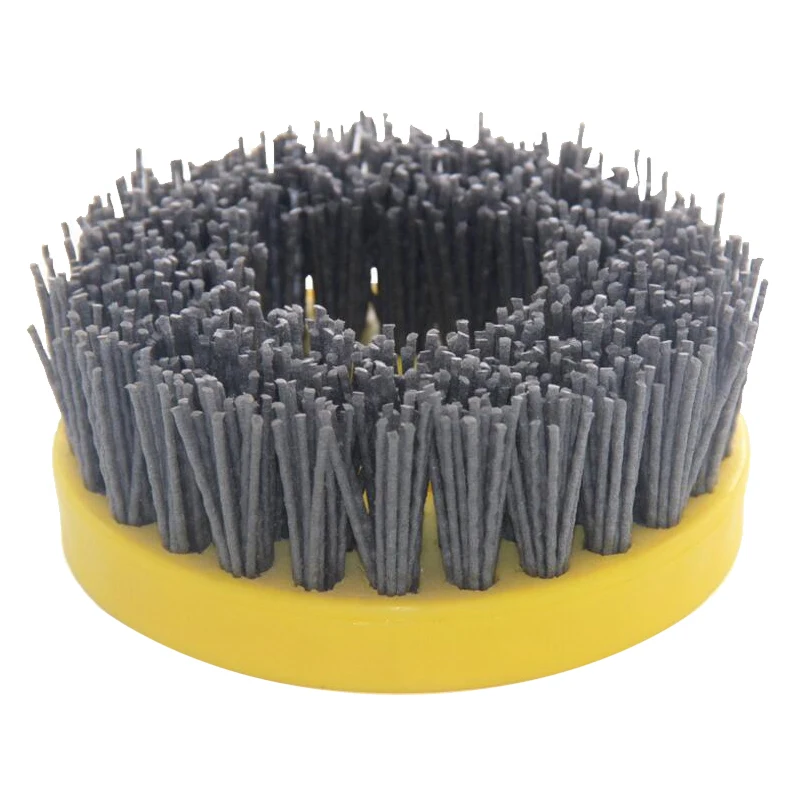10PCS/Set 110mm Round Abrasive Antique Brush Antique Abrasive Nylon Brush Diamond Abrasive Brushes for stone polishing YG10