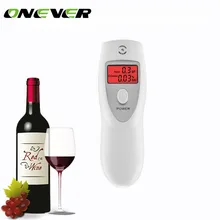 Onever Портативный ЖК-дисплей Цифровой тестер алкоголя анализатор Алкотестер ингалятор счетчики алкоголя