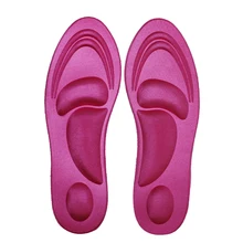 Открытый 4D смягчающие накладки для спорта обуви запоминающие стельки из пенки утолщенной стелька Абсорбент дышащая обувная стелька Dropshiping