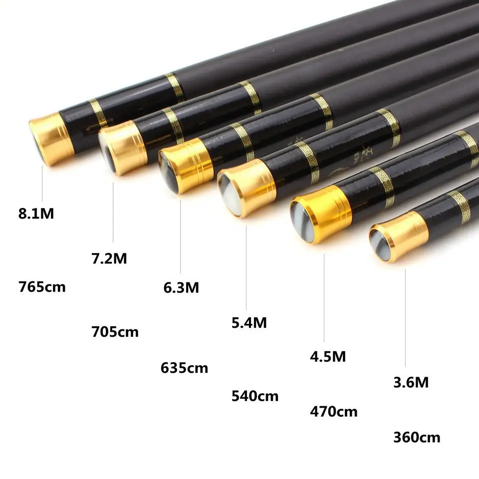 3.6 M-8.1 M ألياف الكربون تلسكوبي الصيد رود سوبر هارد ضوء جدا الكارب قصبة صيد خشبية تيار قصبة الصيد السنانير مجموعة 3.6 M-8.1 M ألياف الكربون تلسكوبي الصيد رود سوبر هارد ضوء جدا الكارب قصبة صيد خشبية تيار قصبة الصيد السنانير مجموعة