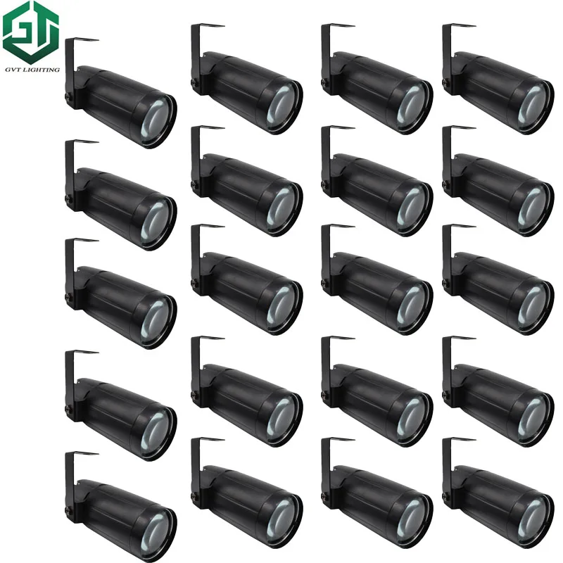 

20pcs/lot LED Pinspot 3 Watt Light up your Mirror Balls with this High Power Super Bright Pinspot LED DJ Disco lights