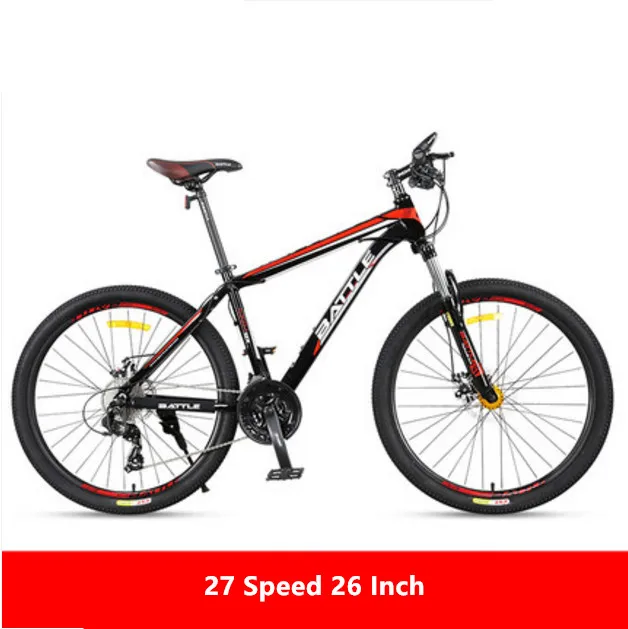New Brand Aluminum Alloy Frame 27 30 33 Speed Dual Disc Brake Mountain Bike Outdoor Sport Downhill MTB Bicycle