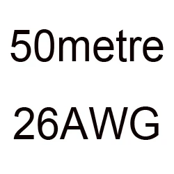 4 6 7 8 10, 11, 12, 13, 14, 15, 16, 17, 18, 20, 22, 24, 26 28 30 AWG силиконовый провод ультра гибкий Тесты линия кабель высокого Температура - Цвет: 50metre 26AWG