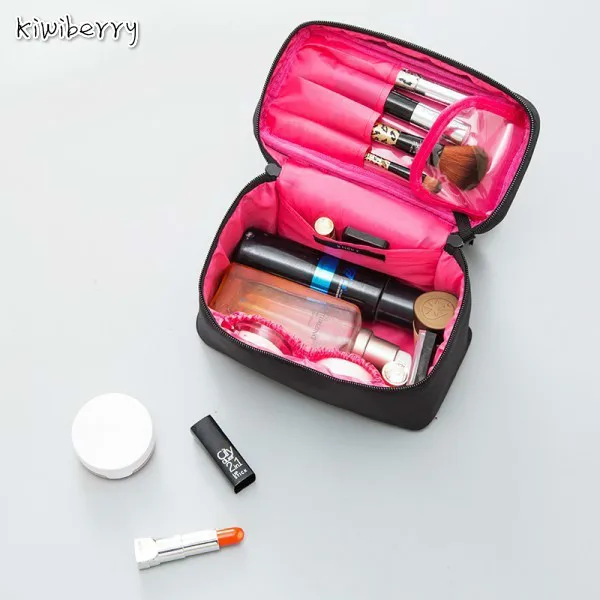 

Will Capacity Portable Makeup Brushes Set Professional Travel Envelope Toilets Accept Box Tuba Black Make Up Organizer Package