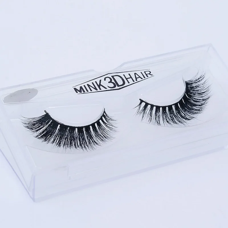 

Mink Lashes 3D Mink Eyelashes Natural False Eyelashes 1 pair Handmade Fake Eye Lashes Extension for Beauty Makeup