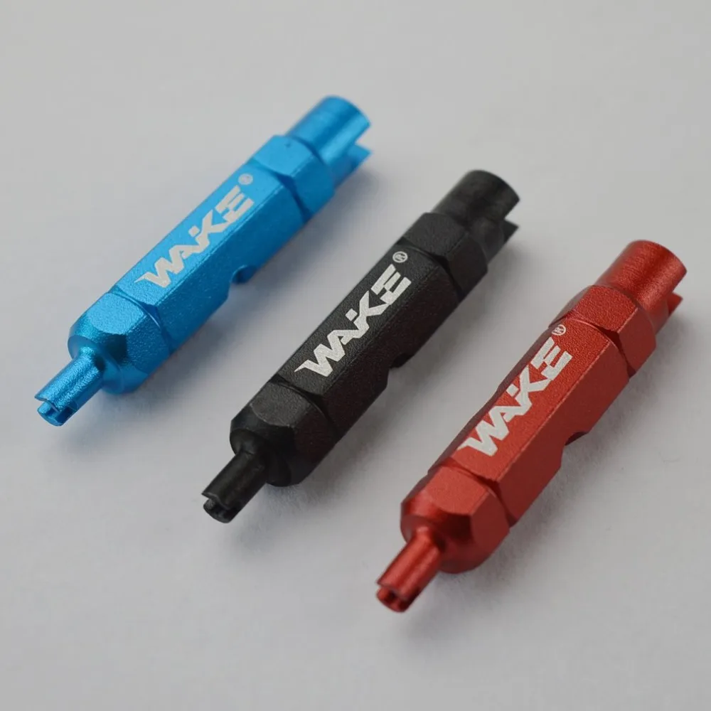 WAKE Double-head Bicycle Wrench valve Core disassembly tool Multifunction Valve Core Removal Tool Wrench Disassembly
