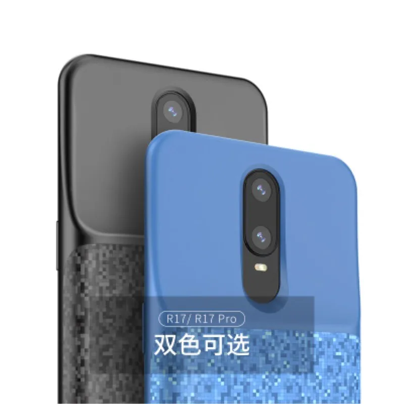 

6000mAh External Battery Case For OPPO R17 Pro Portable Power Bank Cases For OppoR17 Charger Back Clamp Battery Shockproof Power