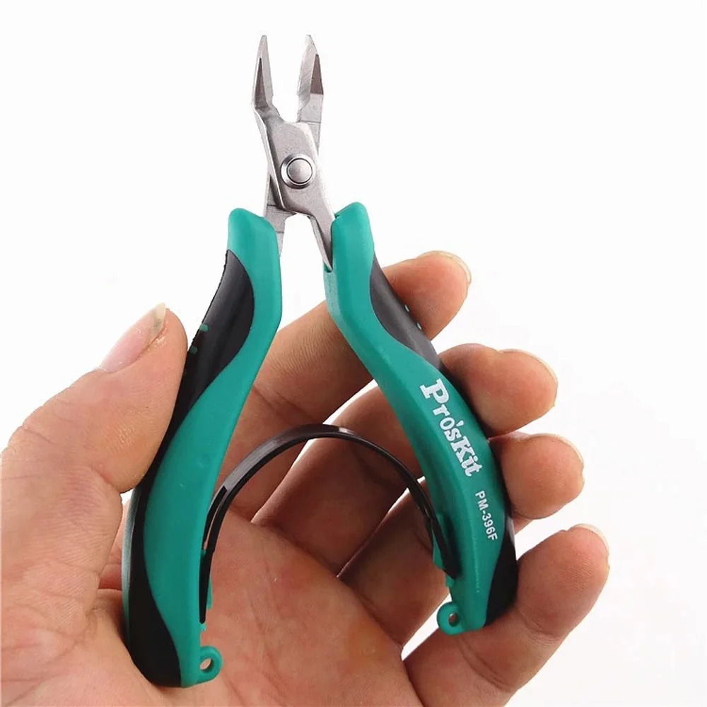 PM-396F Pro'sKit Forceps Diagonal Pliers For Electrical Beading Cable Wire Side Cutter