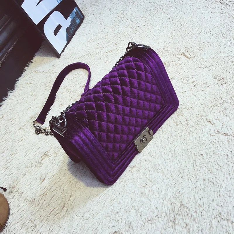 Taliyah Crossbody bag Fashion Women Bag Luxury Handbags Women Purses Designer Brand Ladies Chain Velvet Shoulder