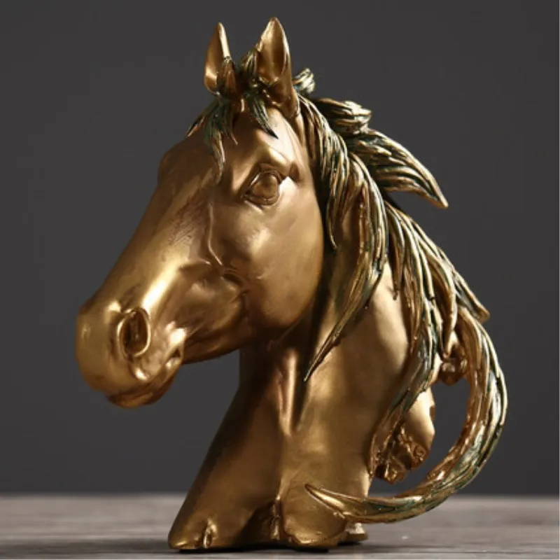 Креативная американская лошадь, украшение для дома, аксессуары для интерьера, для учебы, винного шкафа, оконная модель, украшение для комнаты, подарок