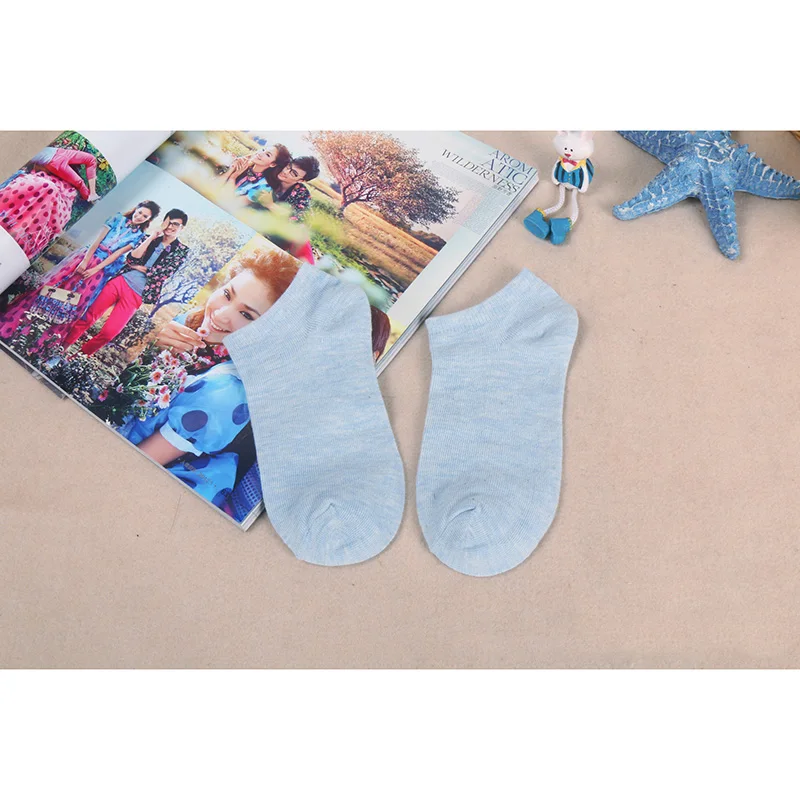 5 пар носков карамельного цвета для женщин; женские невидимые низкие носки из чистого хлопка; тапочки; Хлопок; мелкая measia 9z-wz011